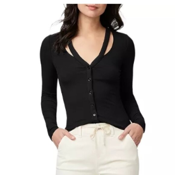 PAIGE Sycamore Cardigan – Black, Size S – NWT - Picture 1 of 5